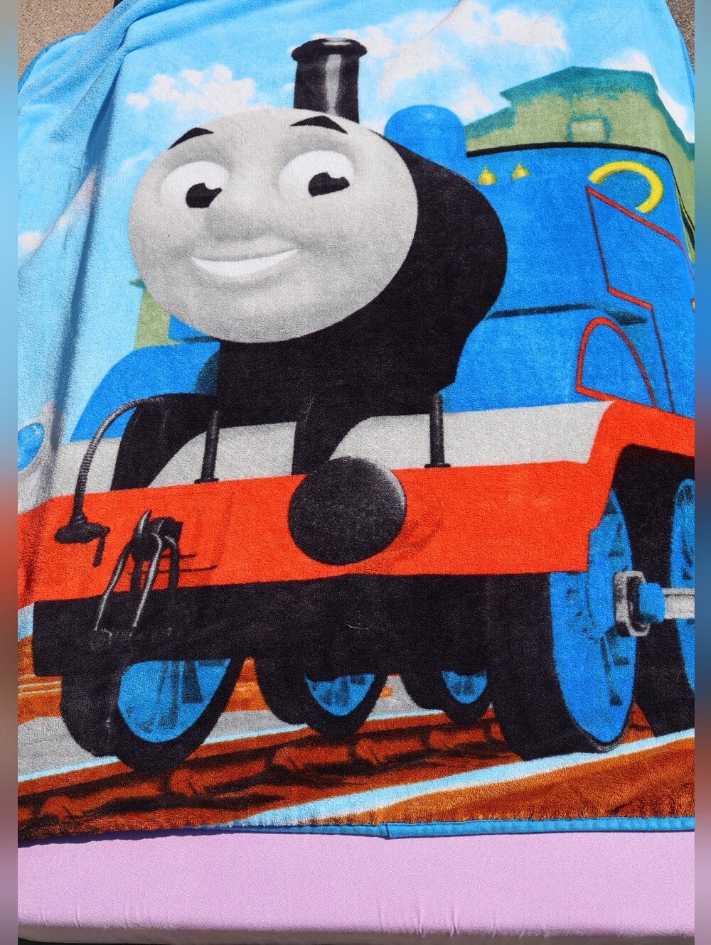 2015 Thomas & Friends Thomas the Tank Engine Throw Blanket